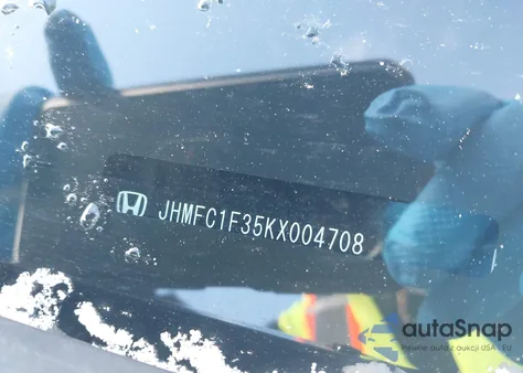 2019 Honda Civic Ex из США, поврежденный, VIN JHMFC1F35KX004708